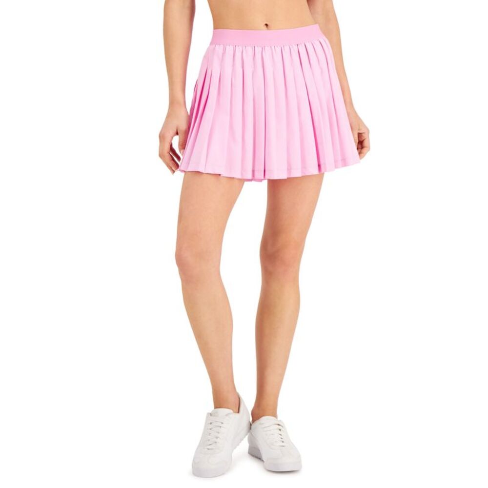 ID Ideology Womens Active Solid Pleated Skort